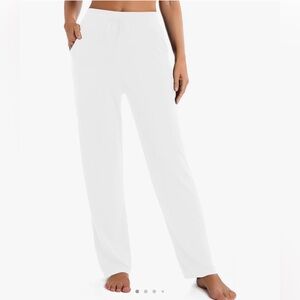 Urban CoCo Women's Straight Leg Long, Elastic, High Waist, Drawstring Pants